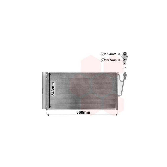 VAN WEZEL 06005363 CONDENSATORE CLIMATIZZATORE PER MINI