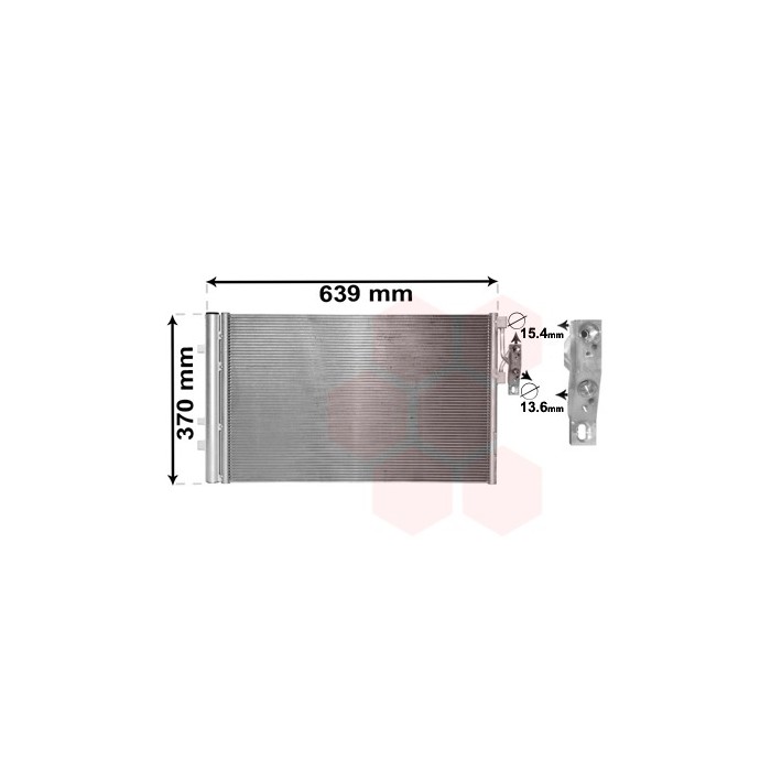 VAN WEZEL 06005479 CONDENSATORE CLIMATIZZATORE PER BMW X3 X4