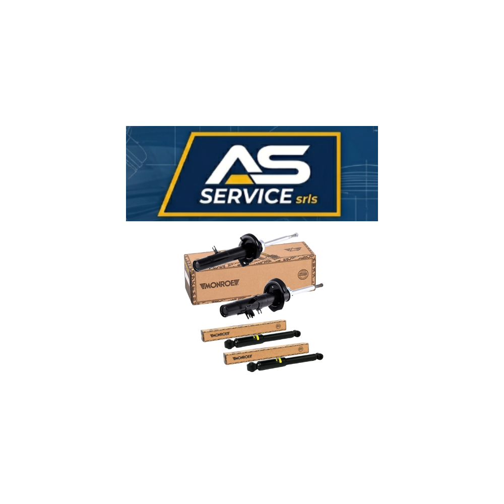 KIT 4 AMMORTIZZATORI ANTERIORI E POSTERIORI MONROE DACIA DUSTER (HM_) 10.2017 →