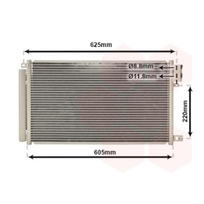 Van Wezel 01005115 Condensatore AC per Alfa Romeo Giulia