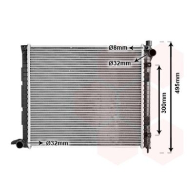 Van Wezel 02002164 Radiatore per Land Rover Discovery V