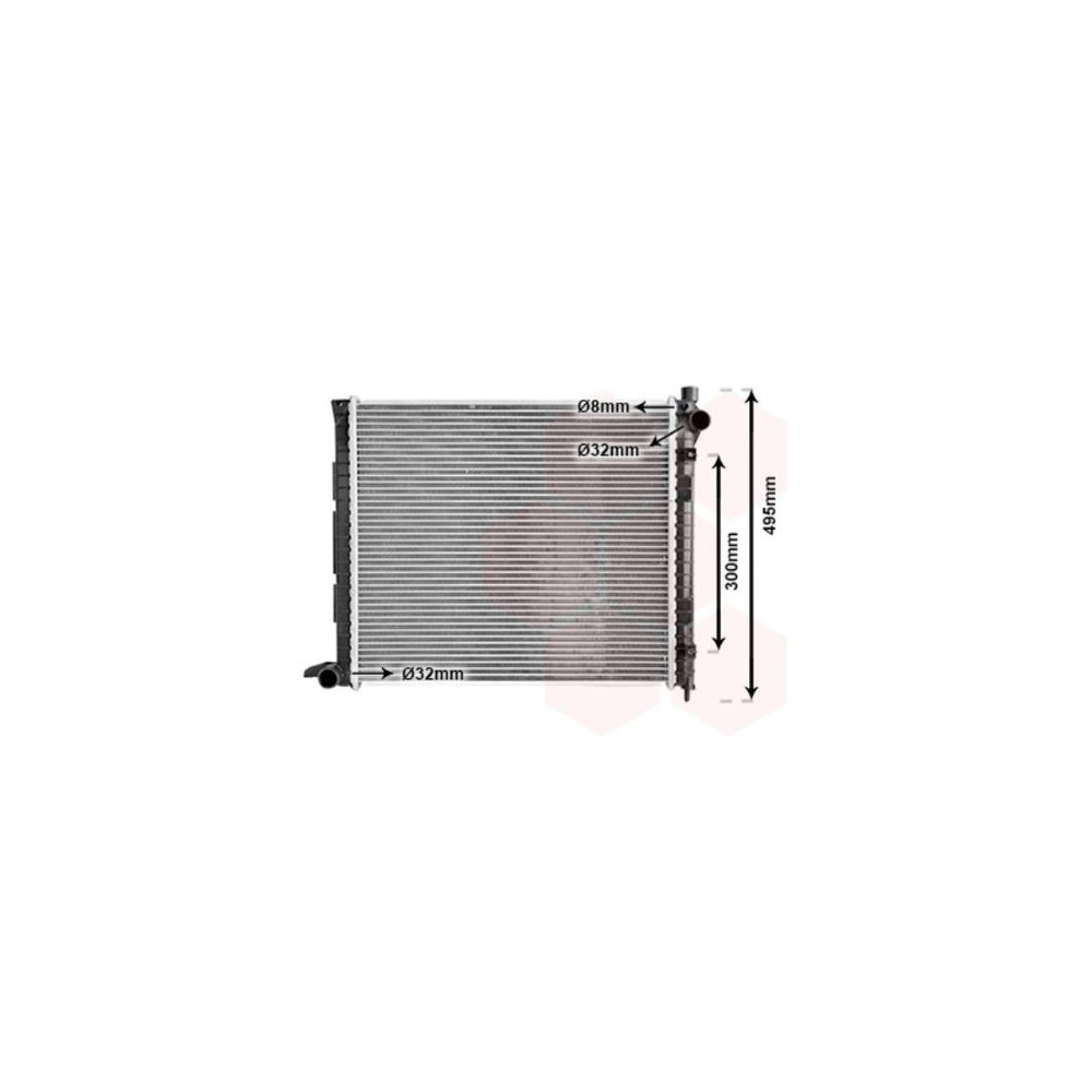 Van Wezel 02002164 Radiatore per Land Rover Discovery V