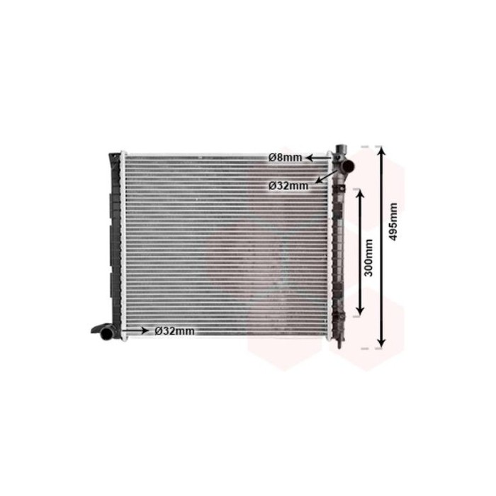 Van Wezel 02002164 Radiatore per Land Rover Discovery V