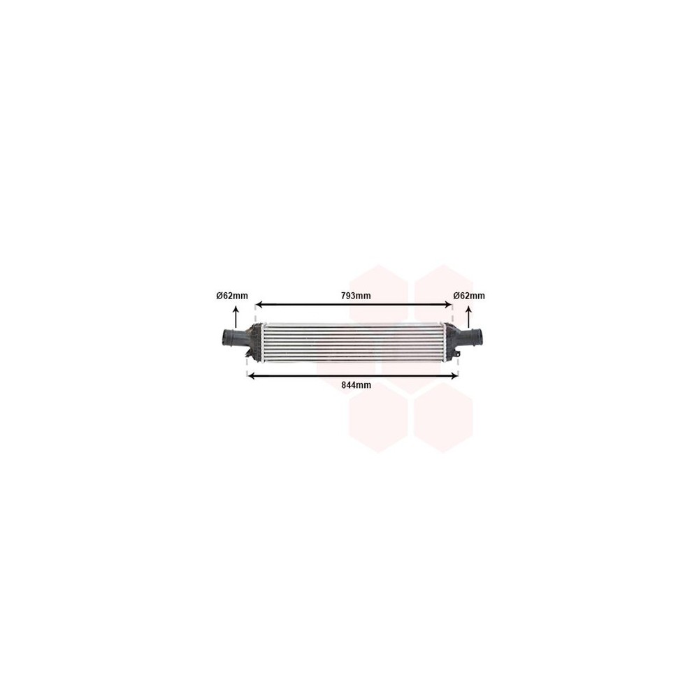 VAN WEZEL 03004319 Intercooler per Audi Q5 8RB; Audi A4 B8 Sedan; Audi A5