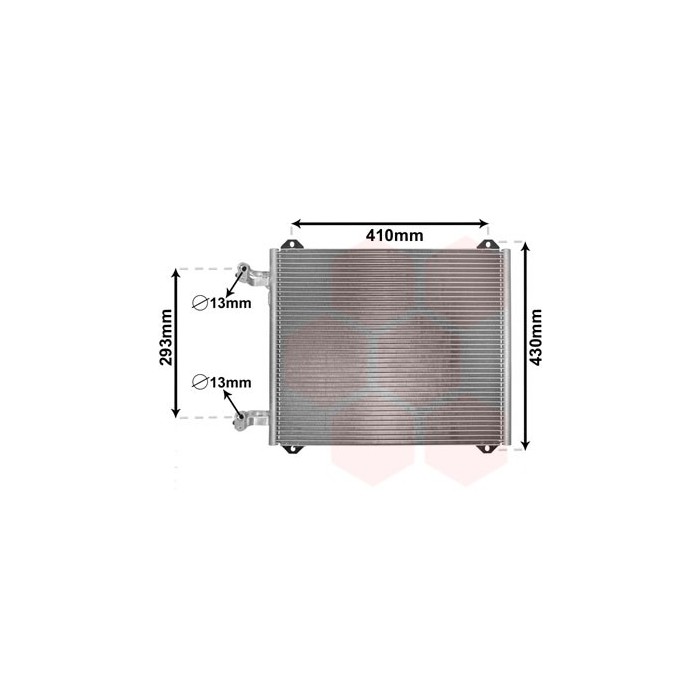 CONDENSATORE AC VAN WEZEL AUDI A2