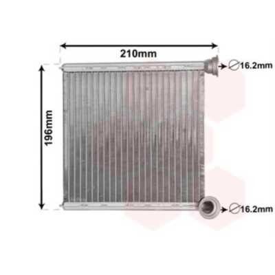 VAN WEZEL 03006385 SCAMBIATORE DI CALORE INTERNO PER VW PASSAT VARIANT GOLF VII