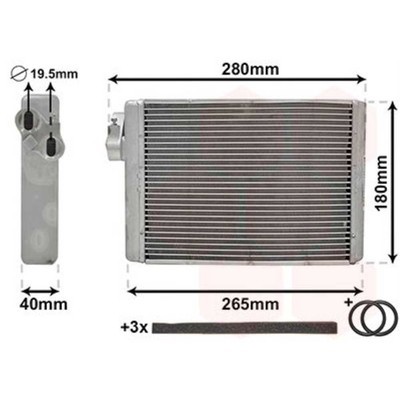 VAN WEZEL 03006408 SCAMBIATORE DI CALORE PER AUDI A4