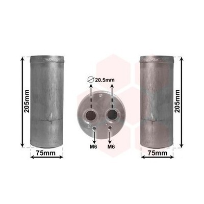 VAN WEZEL 0300D210 Filtro essiccatore desidradatore per AUDI A6 A4 SEAT
