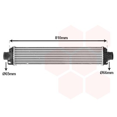 VAN WEZEL 03014719 Intercooler PER AUDI