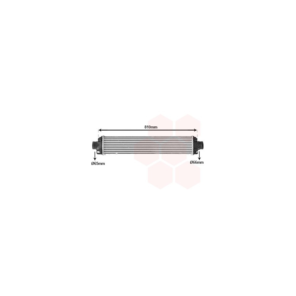 VAN WEZEL 03014719 Intercooler PER AUDI