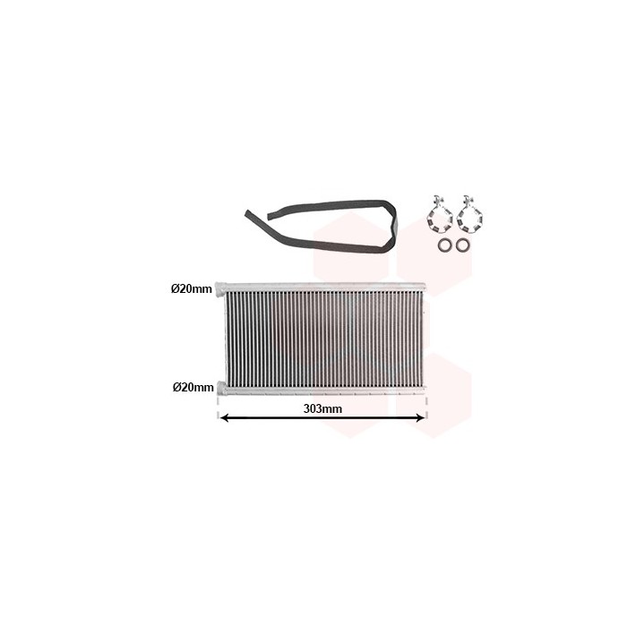 VAN WEZEL 03016703 SCAMBIATORE DI CALORE PER AUDI A6